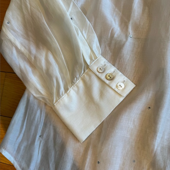 Bailey 44 Sheer Rhinestone Blouse - Picture 5 of 11